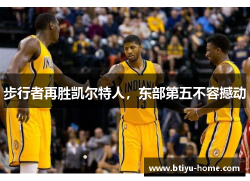步行者再胜凯尔特人，东部第五不容撼动